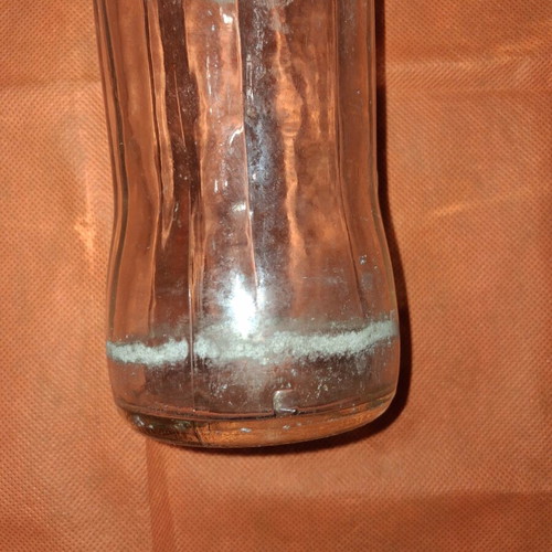 Coca-Cola glass bottle 1 liter used vintage collectible