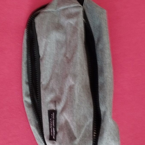 Men's toiletry bag new, gray with many compartments