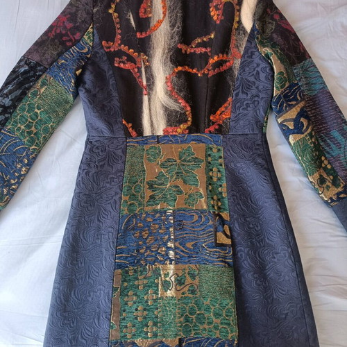 Vintage coat size S like new, multicolored