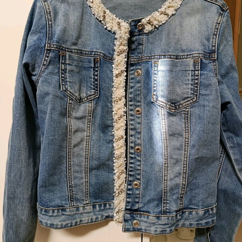 Denim jacket like new, blue, size S