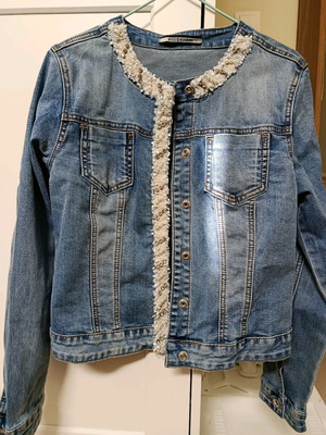 Denim jacket like new, blue, size S
