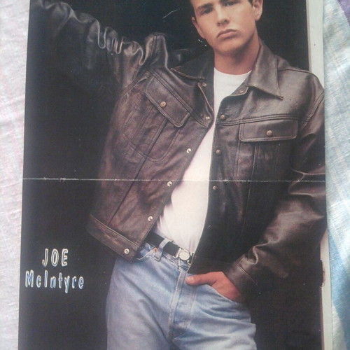 New Kids On The Block (Joe McIntyre) & Bryan Adams poster used
