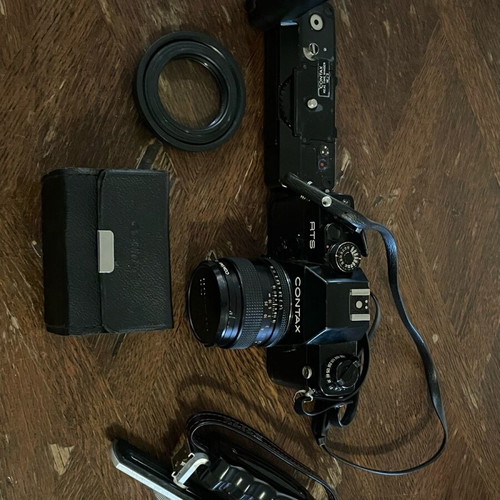 Contax RTS 35mm SLR camera with Zeiss 50mm f/1.4 lens used
