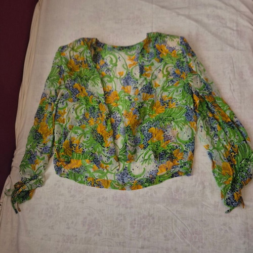 Dress with bolero like new, multicolor green, sizes S-M