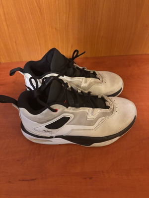 Jordan Stay Loyal 3 kids basketball shoes used, white