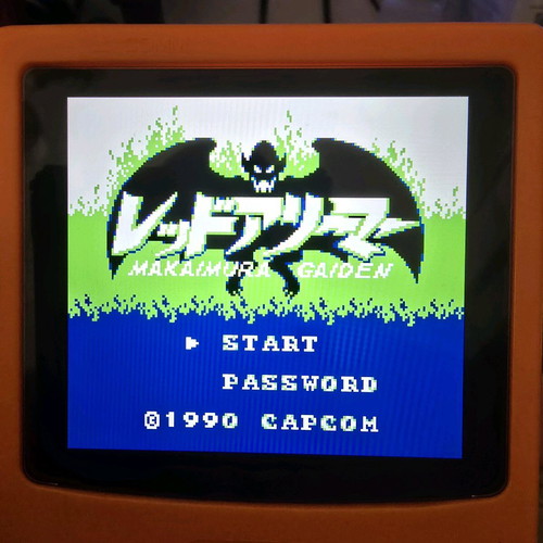 Gargoyles Quest-Makaimura Gaiden The Demon Darkness Game Boy used, rare Japanese edition