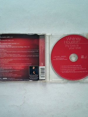 Whitney Houston My Love Is Your Love CD single used, pop