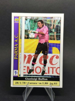 Gianluigi Buffon Parma 2001 collectible card used