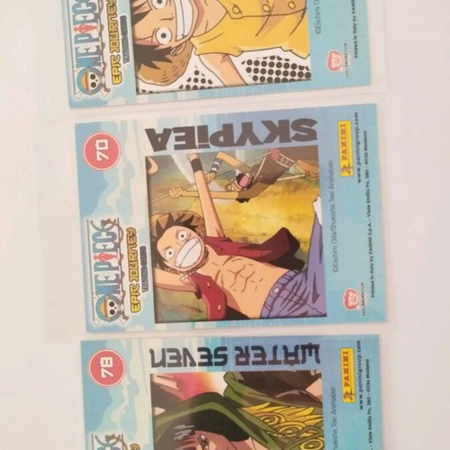 One Piece Epic Journey Panini cards like new, Gold Foil