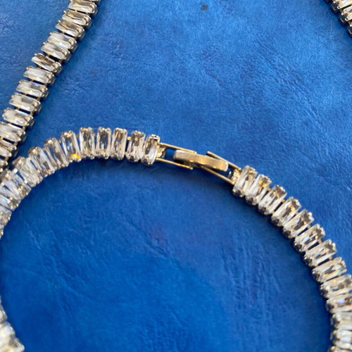 Jewelry set new, stainless steel, gray, 2 pieces