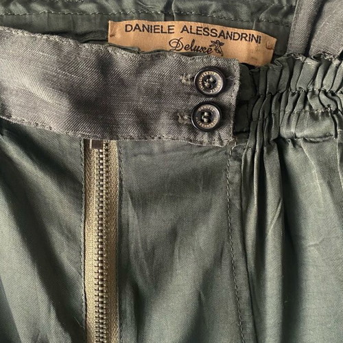 Daniele Alessandrini women's top XL like new, olive grey