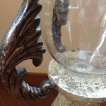 Set of large candlesticks used