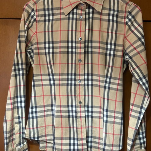 Burberry women's shirt like new, size S, black and beige