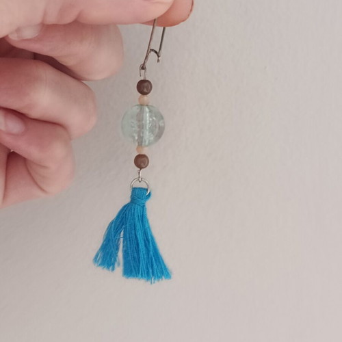 Boho earrings blue new