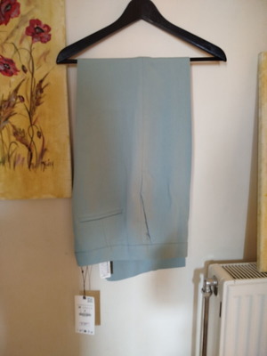 Zara pants new, size M 38 10, blue