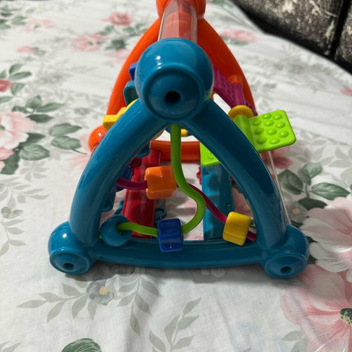Educational baby triangle toy like new with sound and activities