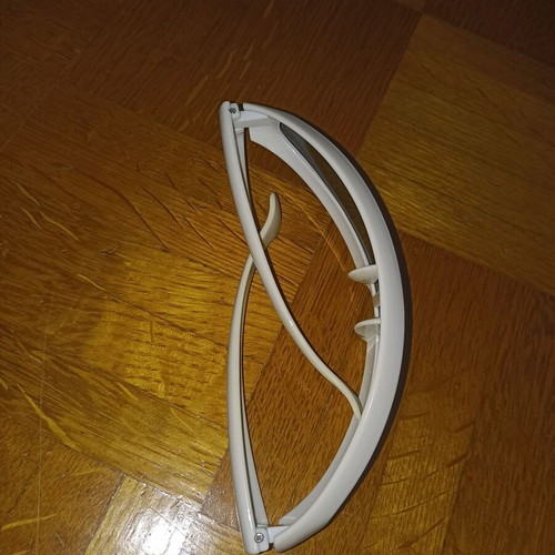 Cyclops glasses visor type with single lens used, white