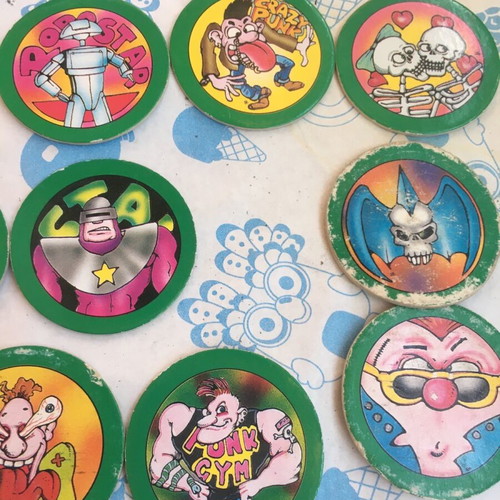 Hoppies caps green collection 27 pieces like new, 90s