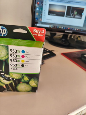 Μελάνι εκτυπωτή HP καινούργιο, φθαρμένη συσκευασία