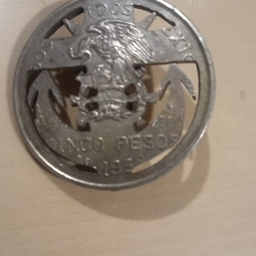 Cross from 1958 Spanish coin new