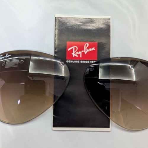 RayBan 3025 Aviator L replacement lenses, brown gradient, size 62