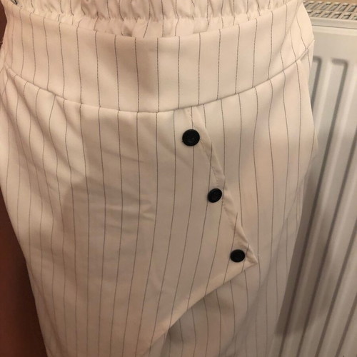 Striped Salvari Pants new, white and black