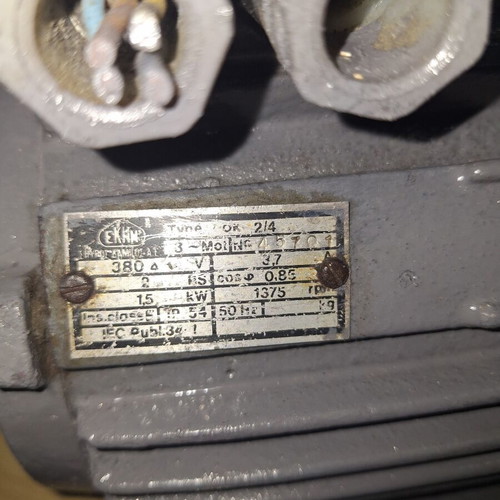 Three-phase motor used