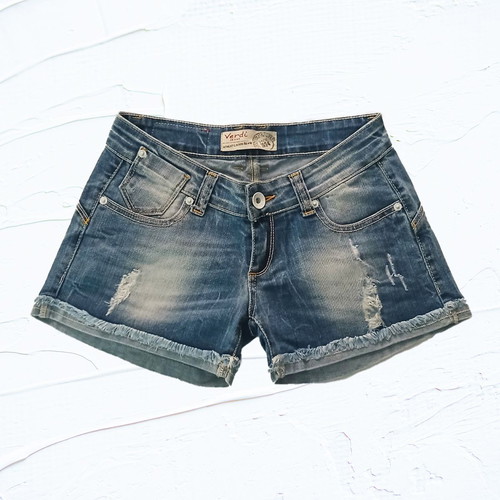 Verdi denim shorts low-rise XS like new, blue
