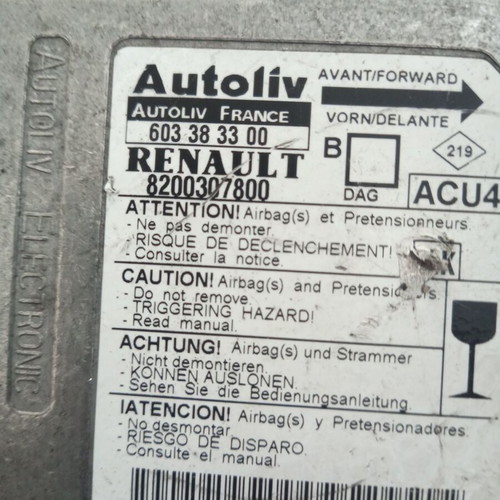 Airbag module Renault Megane 2003