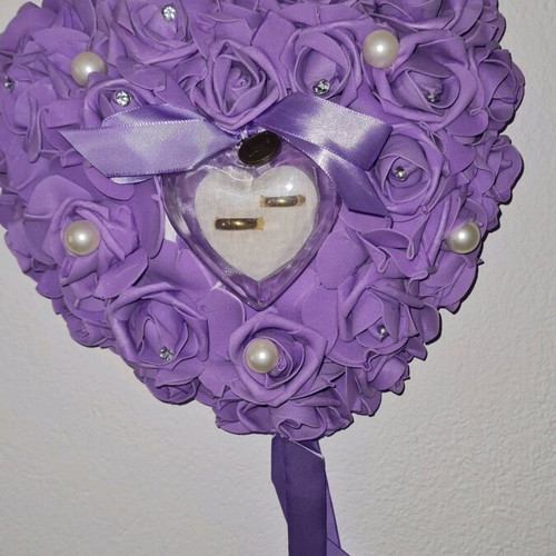 Ring holder heart for engagement or wedding new unused