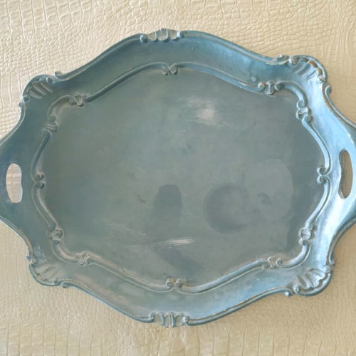 Tray with aged technique like new