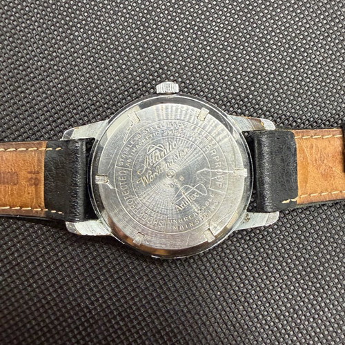 Atlantic Worldmaster 17 rubis mechanical men's watch, vintage 1950s