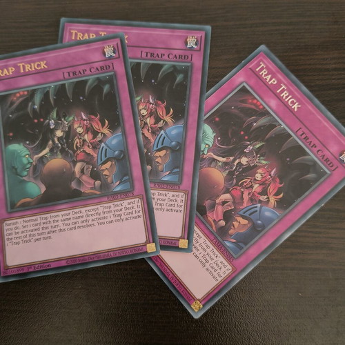 Yu-Gi-Oh Trap Trick cards like new, 2 ultra rare and 1 rare