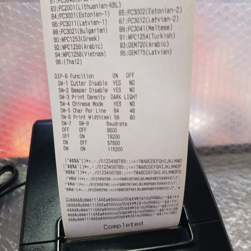 Alfa Team TP-80E Thermal Printer like new with Ethernet USB Serial