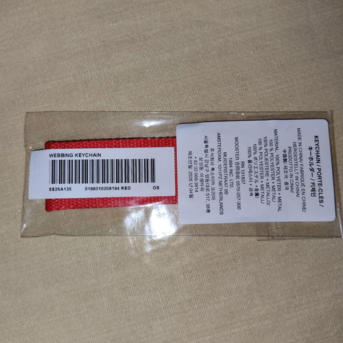 Supreme keychain new, red