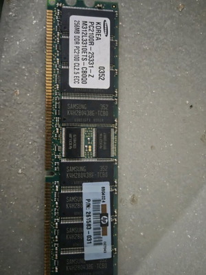 Server DDR 256MB RAM used