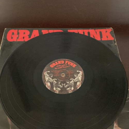 Grand Funk vinyl used with scratches