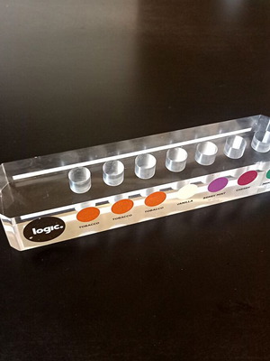 Logic acrylic display stand, plexiglass