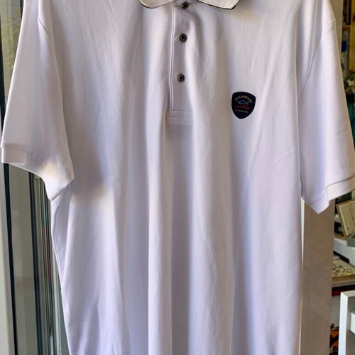 Pollo shirt Paul & Shark new, cotton, XXL, black