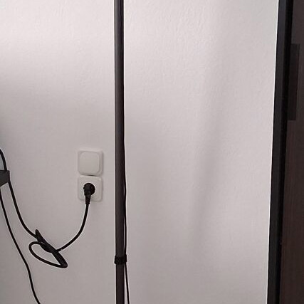 Ikea Hektar floor lamp used, fully functional