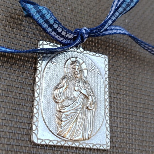Silver-plated cradle icon, like new, 4x3 cm