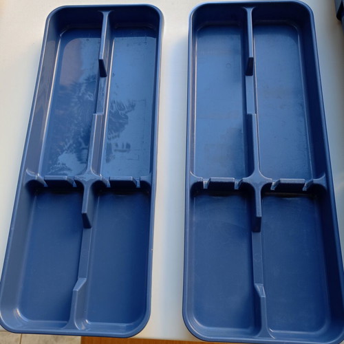 Foldable large plastic kitchen utensil organizer like new