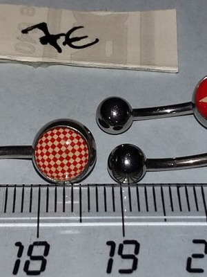 Body piercing curved bars new in bags