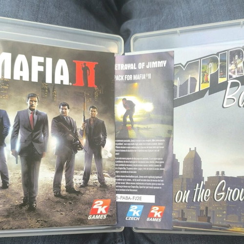 Mafia 2 PS3 case, manual and map like new