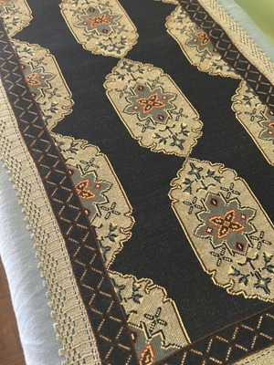 Handmade embroidered table linen