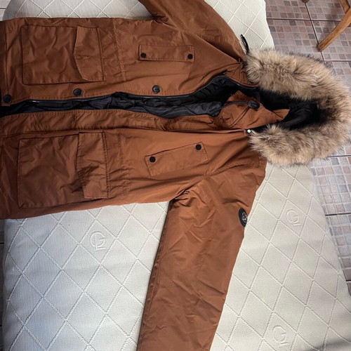 Manager winter jacket brown 2XL like new