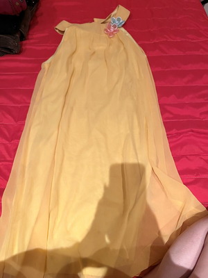 Dress like new, yellow, size L