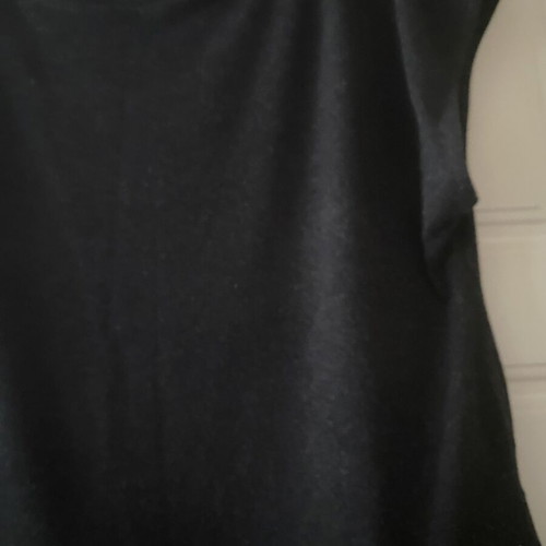 Mohito Collection Black Blouse size L like new with lace and fringes