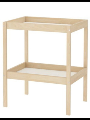 IKEA changing table and foldable baby bathtub set