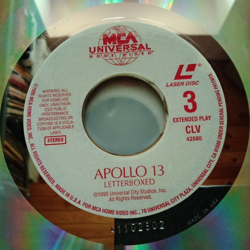 Apollo 13 LaserDisc 1995 like new, adventure